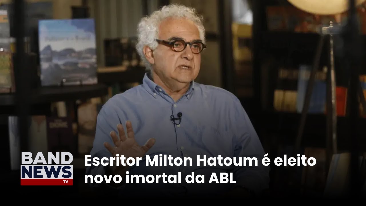 Escritor Milton Hatoum é eleito novo imortal da ABL | BandNews TV