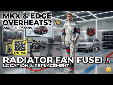 How to Fix Lincoln MKX / Ford Edge Overheating: Radiator Fan Fuse Location (07-11)