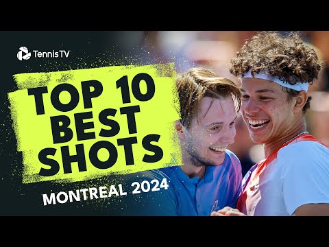 INSANE Around The Net; Medvedev Crazy Reactions, & More | Top 10 Plays at Montreal 2024