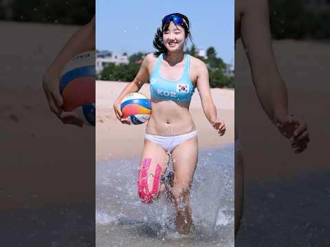 신지은, 비치발리볼 홍보를 위해 거침 없이 달렸다!