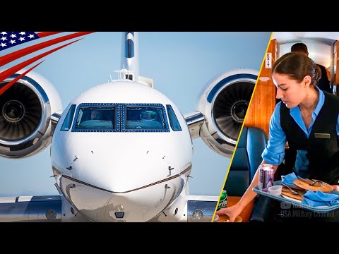 US Military Gulfstream Jets – Inside Views & All-Service Operations