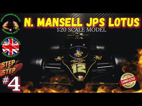 EBBRO - N. MANSELL'S JPS TYPE 91 LOTUS - BUILD 4