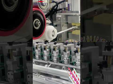 High Speed Paper Straw Machine | 9 Cutter | Paper Food Packaging Machinery | Nessco Industries.