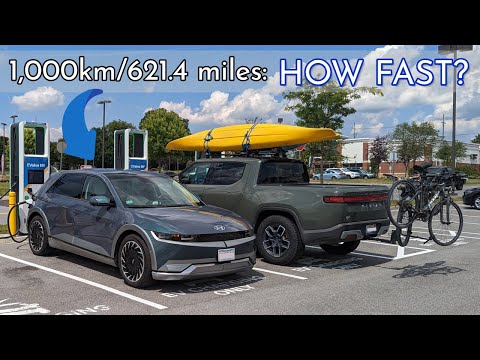 Hyundai Ioniq 5 - 1000 km Challenge USA | Long Distance EV Day Trip