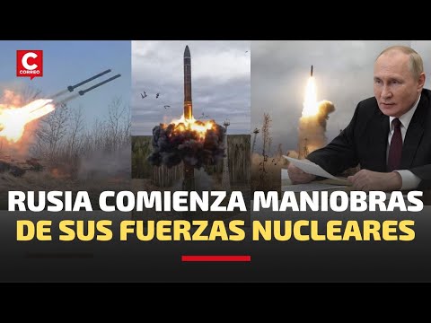 RUSIA ensaya un "ATAQUE NUCLEAR MASIVO" bajo supervisión de PUTIN