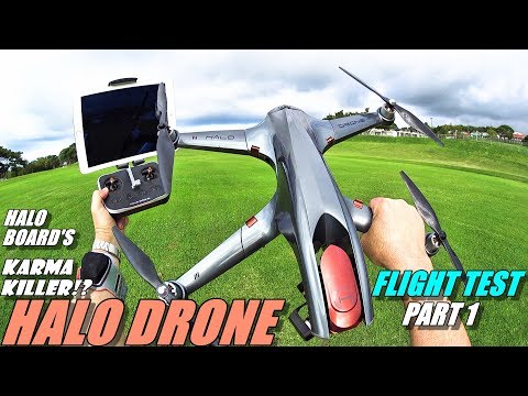 GoPro Karma Killer!? HALO DRONE PRO Flight Test Review Part 1 - With TX & Tracker - 2018 Top Drone? - UCVQWy-DTLpRqnuA17WZkjRQ