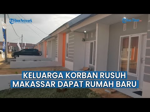 Keluarga Korban Rusuh Makassar Terima Rumah Baru dari PT Arista Jaya