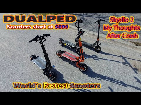 Dualped Cruiser, Skydio R1 & Skydio 2 $899 Best Scooter For Daily Commute..