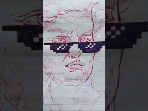 Sketch made with Pen viral microwave edit 2025