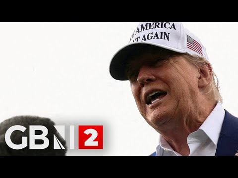 WATCH NOW: Donald Trump departs for Washington after attending the NATO summit