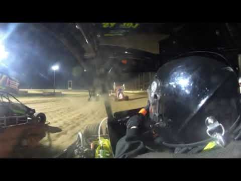 #56 Willy Utz - Jr Sprint - 6-24-2023 Sweet Springs Motorsports Complex - In Car Camera - dirt track racing video image