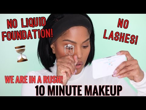 10 MINUTE MAKEUP ROUTINE, MY 2019 FOUNDATION RESOLUTION | MAKEUPSHAYLA - UCkdoEulAR52vggIUQYemeow