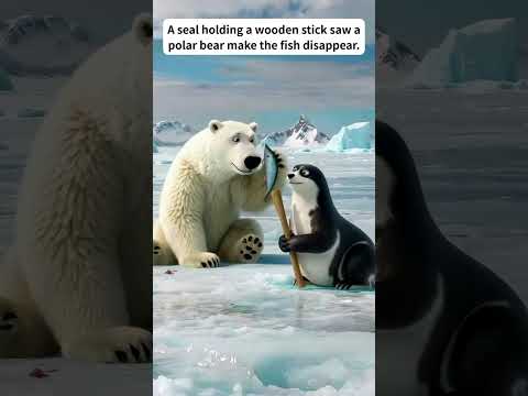 Seal vs Polar Bear 🦭❄️ | The Mystery of the Vanishing Fish 🐟 | Funny Animal Short