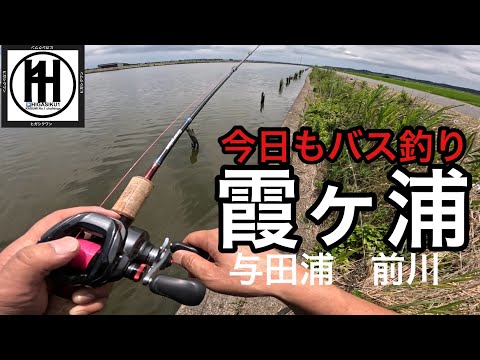バス釣り霞ヶ浦!気温30℃与田浦、前川2026年7月10日