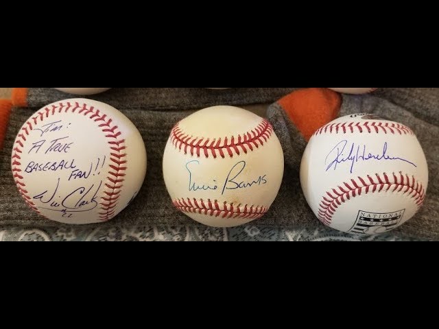Will Clark Signed Baseballs are a Must Have for Any Fan