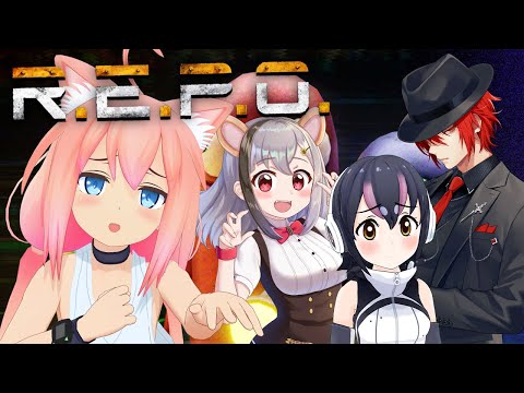 【R.E.P.O.】みんなで廃墟にお宝探しにいく！かかってこい！【猫宮ひなた視点】【＃ドロボー教室】