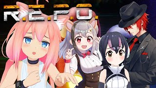【R.E.P.O.】みんなで廃墟にお宝探しにいく！かかってこい！【猫宮ひなた視点】【＃ドロボー教室】