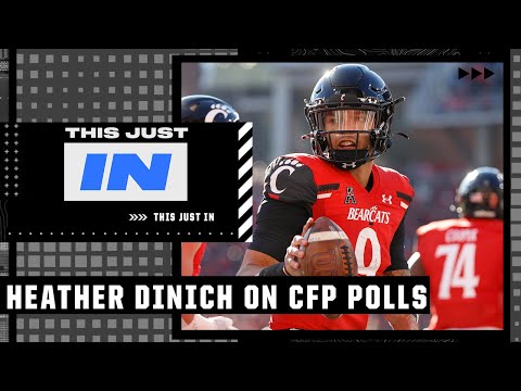 Heather Dinich to Cincinnati fans: you need to be prepared to be dropped from the CFP polls | TJI