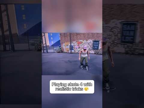 Ngl realistic tricks hit different 😮‍💨 #skate4 #gaming #calm #realistic