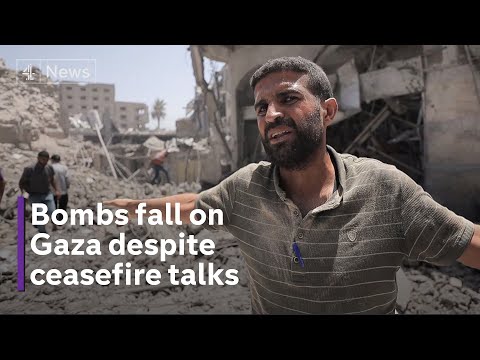 Israel-Hamas war: airstrikes pound Gaza as ceasefire talks continue