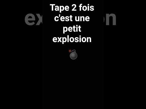 tape 2 fois sur l écran