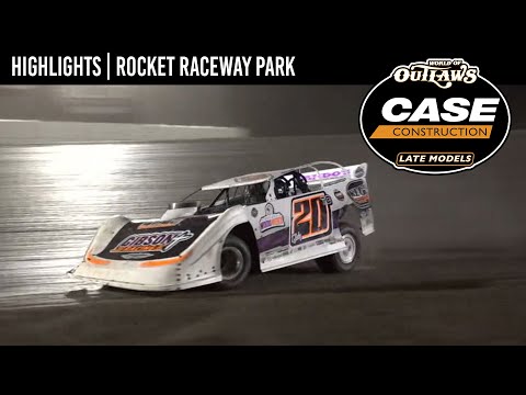 World of Outlaws CASE Construction Late Models | Rocket Raceway Park | Sept. 28, 2024 | HIGHLIGHTS - dirt track racing video image