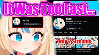 Not Even Saba Expected to Hit 1 Million Subscribers This Fast…
