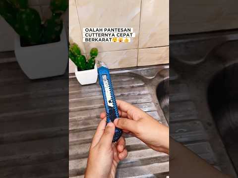 cara hilangkan karat pisau cutter #lifehacks #tipsandtricks