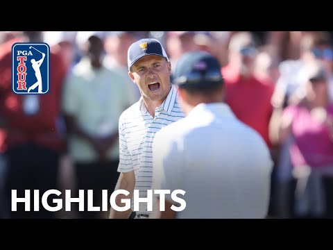 Spieth and Thomas’ Round 2 Four-ball highlights | Presidents Cup | 2022