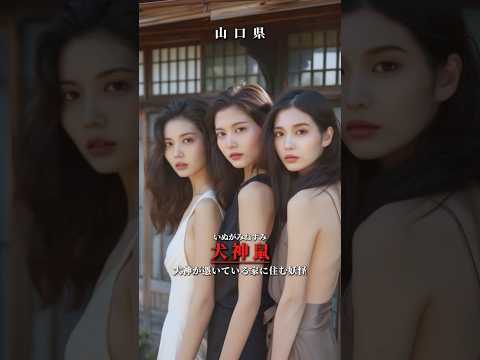 山口の妖怪 #妖怪 #美女 #変身