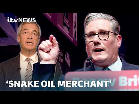 Starmer says Farage 'doesn't like Britain' in Labour conference speech | ITV News
