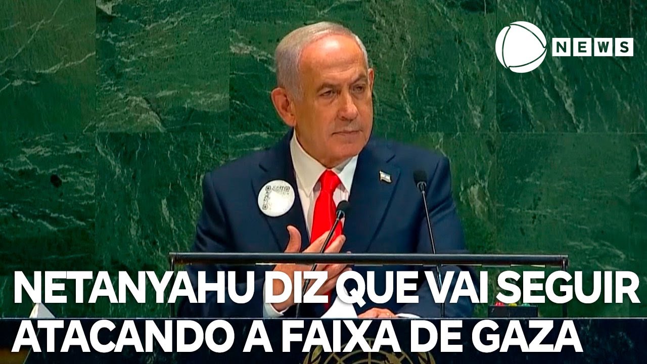 Netanyahu diz que vai continuar atacando a Faixa de Gaza