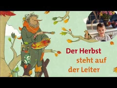 Der Herbst steht auf der Leiter, poem von Peter Hacks