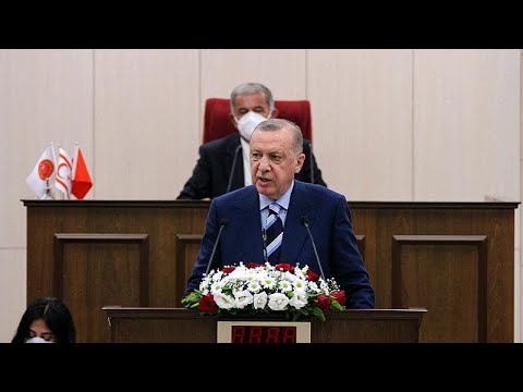 Ciprusra látogatott Recep Tayyip Erdoğan a sziget lerohanásának évfordulóján