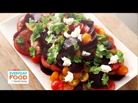 Tomato-Beet Salad - Everyday Food with Sarah Carey - UCl0kP-Cfe-GGic7Ilnk-u_Q