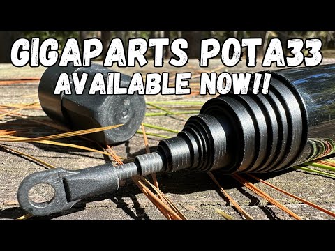 AVAILABLE NOW!!  Gigaparts Explorer POTA33 Carbon Fiber Telescopic Mast.  The Wait Is Over!