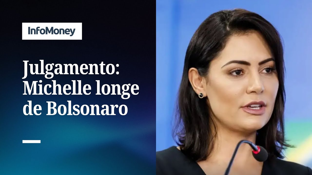 Michelle deve passar o 2º dia de julgamento longe de Bolsonaro | InfoMoney News