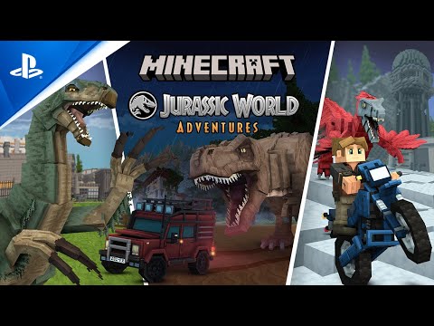 Minecraft - Jurassic World Adventures Launch Trailer | PS4 Games