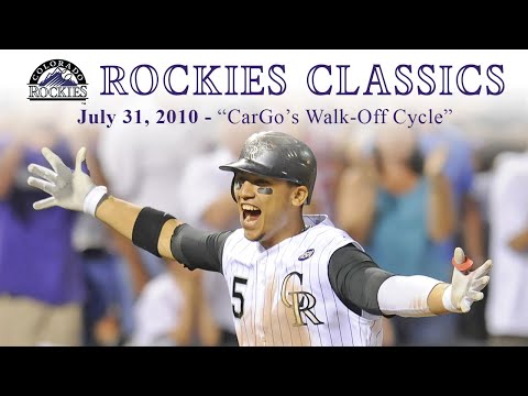 Rockies Classics - CarGo's Walk-Off (July 31, 2010) video clip