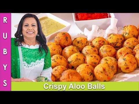 Crispy Potato Balls Crispy Aloo kay Balls Recipe in Urdu Hindi - RKK