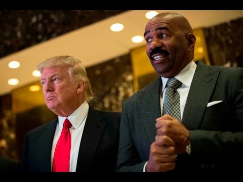 Steve Harvey meets with Donald Trump and talks inner cities - UCcyq283he07B7_KUX07mmtA