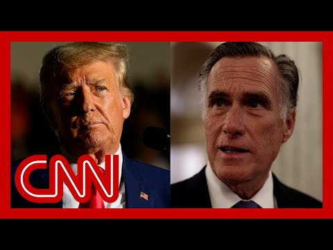 See how Trump reacted to Romney's announcement on social media