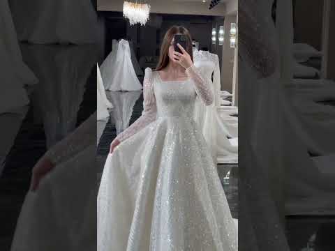 London & USA Brides Love This 2025 Crystal Wedding Dress #shorts  #shortsvideo #shortsfeed