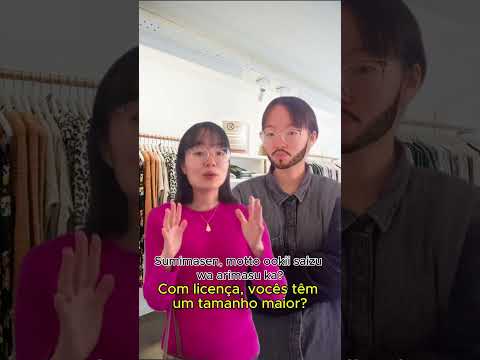Japonês na loja com Emílio!🤓🛍️