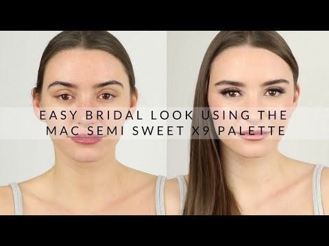 Easy Bridal Look Using The Mac Semi Sweet Times Nine Palette - UCTmS6CL5QRXGpGjp1r6RybQ