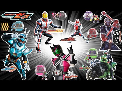 仮面ライダーゼッツ!レジェンドライダーカプセムを使った変身をオリジナル変身音声と一緒に大紹介!仮面ライダーディケイドやダブルたちが登場!