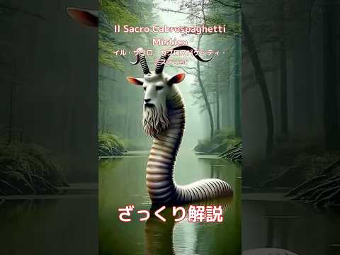 【#italianbrainrot 】Il Sacro Cabrospaghetti Mistico イル・サクロ・カブロスパゲッティ・ミスティコ【ざっくり解説】