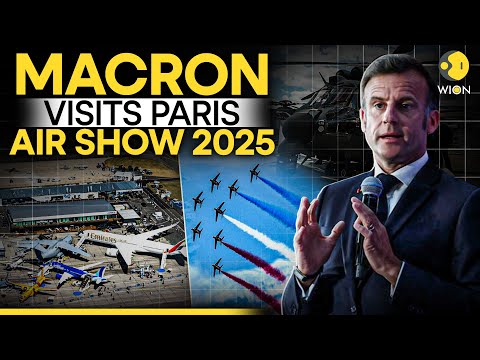 LIVE: French President Emmanuel Macron Visits The 55th Paris Air Show At Le Bourget Airport | WION