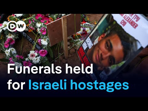 Israeli mourns six hostages whose bodies were retrieved from Gaza | DW News