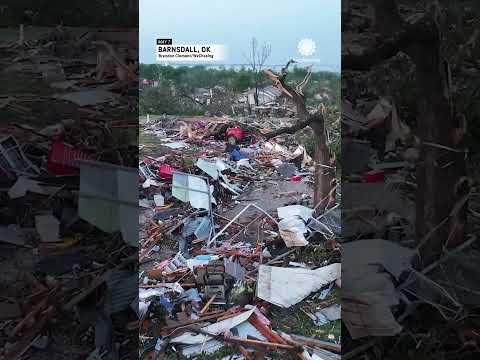 Immense Destruction from Barnsdall, Oklahoma Tornado